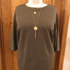 J.Jill Woman’s Top 2x Black and Tan